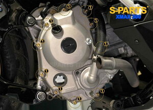 S-PARTS GXp[c WFl[^[Jo[p`^{gZbg XMAX250 XMAX300 YAMAHA }n ̑OIvVECi O