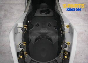 S-PARTS GXp[c ^fo[Œp`^{gZbg XMAX250 XMAX300 YAMAHA }n ̑OIvVECi O