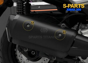 S-PARTS GXp[c }t[q[gK[hp`^{gZbg XMAX250 XMAX300 YAMAHA }n ̑OIvVECi O