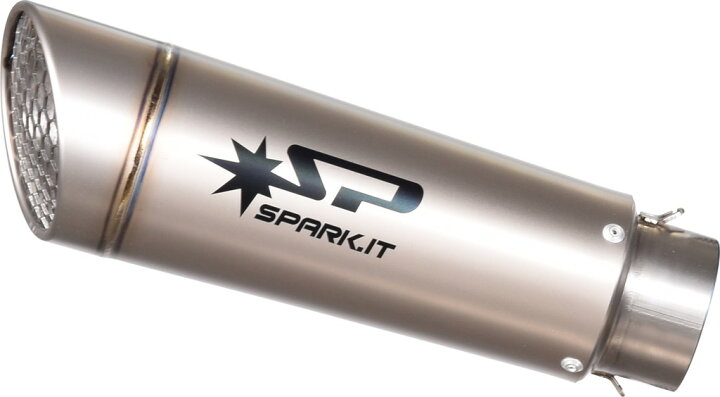 楽天市場】SPARK EXHAUST スパーク マフラー GRID-O 汎用サイレンサー 
