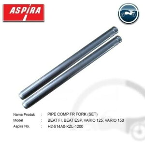 ASPIRA AXs Front Fork Tube Beat Carburetor Sporty eSP dan Street Genio Revo 110 FI Scoopy KYT Spacy Super Cub C125 Supra X 125 Vario 150 160 Techno HONDA z_ Ci[`[u TXyV 
