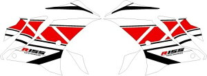 MDF �G���f�B�[�G�t �O���t�B�b�N�L�b�g �X�g���{���f�� YZF-R15 YAMAHA ���}�n �O�� �^�C�v�F�t�����g�T�C�h�p�[�c(���E�Z�b�g)