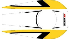 MDF �G���f�B�[�G�t �O���t�B�b�N�L�b�g �X�g���{���f�� YZF-R15 YAMAHA ���}�n �O�� �^�C�v�F�^���N�p�[�c