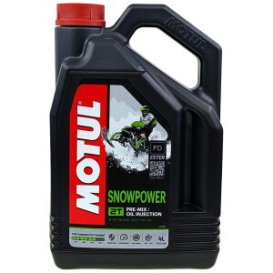 MOTUL モチュール SNOW POWER 2T(スノーパワー)【スノーモービル用】【4L】【2サイクルオイル】 2サイクルオイル オイル