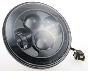 Cult-Werk �J���g���[�N HARLEY TOURING - 7' LED Scheinwerfer (schwarz) | HD-UNI008 �w�b�h���C�g ���Η� �d���n