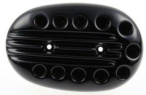 Cult-Werk �J���g���[�N HARLEY SPORTSTER - Luftfilterdeckel SLOTTED (BJ. SPO 2004 bis 2015�C schwarz glanzend) | HD-SPO024 �G�A�N���[�i�[�J�o�[ �O��