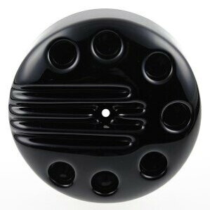 Cult-Werk �J���g���[�N HARLEY SPORTSTER - Luftfilterdeckel SLOTTED (BJ. SPO ab 2016 bis aktuell�C schwarz glanzend) | HD-SPO080 �G�A�N���[�i�[�J�o�[ �O��