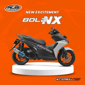 Nobi:mr Bold NX Half Blue tGL][Xg}t[ New Nmax^New Aerox^New Lexi AEROX155 Nmax 155 LEXI YAMAHA }n }t[