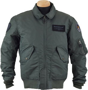 HOUSTON q[Xg CWU-45^P M^C NYLON JACKET EC^[WPbg WPbg Ap