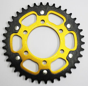 Supersprox スーパースプロックス ドリブン スプロケット リア ステルス (STEALTH) アルミ&スチール ドリブンスプロケット・リアスプロケット 駆動系 丁数:38丁