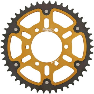 Supersprox スーパースプロックス ドリブン スプロケット リア ステルス (STEALTH) アルミ&スチール ドリブンスプロケット・リアスプロケット 駆動系 丁数:46丁