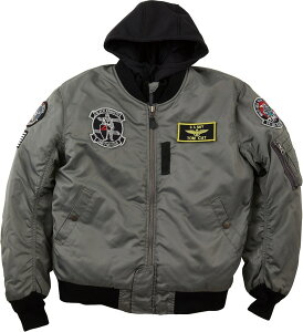 HOUSTON q[Xg MA-1 BLACK KNIGHTS M^C JAC EC^[WPbg WPbg Ap