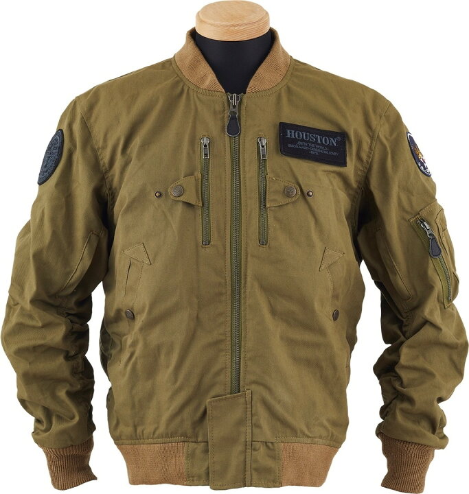楽天市場】HOUSTON ヒューストン MA-1 COTTON DRAGON M／C JACKET 