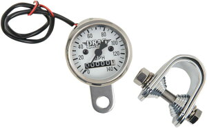 Drag Specialties hbOXyVeB[Y 1 7/8' ~jXs[h[^[ zCg y1 MINI SPEED-O WHITE [7805-6844]z Xs[h[^[ [^[ECWP[^[֌W dn