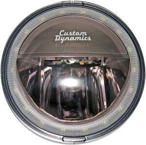 CUSTOM DYNAMICS �J�X�^���_�C�i�~�b�N�X �X�|�b�g���C�g �n���[�t�� �u���b�N TruBeam���f���yLAMP PASS T-BEAM W/HALO B [2001-1483]�z ���̑����Η� ���Η� �d���n