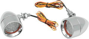 CUSTOM DYNAMICS �J�X�^���_�C�i�~�b�N�X ���C�g �~�j�u���b�g�� �N���[�� �A���o�[ �yLIGHT BULLET MINI CHR AMB [2040-1234]�z �E�C���J�[ ���Η� �d���n