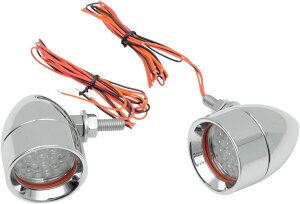 CUSTOM DYNAMICS �J�X�^���_�C�i�~�b�N�X ���C�g �~�j�u���b�g�� �N���[�� ���b�h �yLIGHT BULLET MINI CHR RED [2040-1235]�z �E�C���J�[ ���Η� �d���n