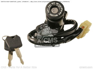 CMS �V�[�G���G�X SWITCH-ASSY-IGNITION EX650C9F NINJA 650R 2009 USA EX650CAF 2010 KLE650A8F VERSYS KLE650A9F KLE650CAF KLE650CBF KLE650CCF KLE650CDF KLE650CEF KLE650DEF / ABS KAWASAKI �J���T�L �X�C�b�` �X�C�b�`�E�n�[�l�X�֌W �d��