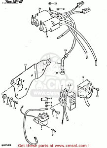 CMS �V�[�G���G�X (33410-45112) COIL ASSEMBLY�CIGNITION GS1100E 1980 T USA E03 1981 X GS1100LT GS750E 1982 Z GS750L SUZUKI �X�Y�L �C�O�j�b�V�����R�C�� �_�Όn �G���W��