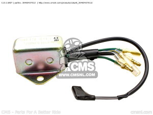 CMS �V�[�G���G�X (30400-437-023) C.D.I.UNIT CB125S 1981 B USA 1982 C HONDA �z���_ CDI�E�C�O�i�C�^�[ �_�Όn �G���W��