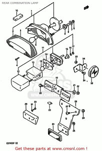 CMS �V�[�G���G�X LAMP ASSY�CLICENSE GSF400 1991 M E02 E04 E16 E21 E22 E24 E25 E34 E53 1992 N E30 1993 P SUZUKI �X�Y�L ���̑����Η� ���Η� �d���n