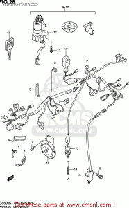 船外機エンジンコントロールハーネス Suzukメインワイヤーハーネスケーブル16ピン 8メートル ワイヤーアッシー 36620-93J02用 『5番のみ』 シボレークルーズ用 ハーネス[一式] ワイヤーリングNO.2 36620-70HL0 FIG366c スズキ純正部品