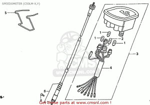 CMS V[GGX SPEEDOMETER ASSY. C50LM LITTLE CUB X JAPAN Y HONDA z_ Xs[h[^[ [^[ECWP[^[֌W dn