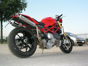 SPARK EXHAUST Xp[N }t[ XeXGL][XgpCv G}Ȃ Monster S4R 07-08 S4RS 06-08 DUCATI hDJeB GL][XgpCv
