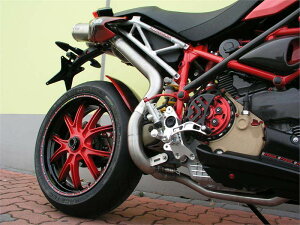 SPARK EXHAUST Xp[N }t[ XeXGL][XgpCv G}Ȃ HYPERMOTARD 1100 S EVO SP 07-12 DUCATI hDJeB GL][XgpCv