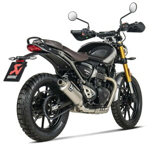 AKRAPOVIC AN|rb` ECdl XbvIC}t[ SCRAMBLER 400X SPEED 400 TRIUMPH gCAt XbvI}t[ }t[