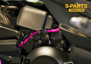 S-PARTS GXp[c COjbVRCXe[p`^{gZbg FORZA350 HONDA z_ ėp{gElW