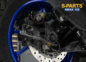 S-PARTS �G�X�p�[�c ���A�L�����p�[�}�E���g�p�`�^���{���g�Z�b�g NMAX155 YAMAHA ���}�n �L�����p�[�{���g�E�}�E���g�{���g �u���[�L