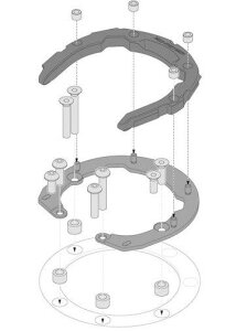 SW-MOTECH SWebN PRO^NO F650 Ninja125 Ninja250R Ninja300 Z125 Z300 BT1100 BULLDOG BMW KAWASAKI JTL YAMAHA }n obOE{bNXtXe[ ԑ̗pobOEP[X