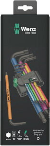 WERA ヴェラ Hex-Plus レインボー ボールポイント付 L型六角棒レンチ その他、ヘックスレンチ ヘックスレンチ ハンドツール