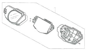HRC GC`A[V[ METER ASSYCCOMB CBR250RR[Xx[X HONDA z_ Xs[h[^[ [^[ECWP[^[֌W dn