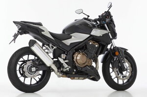 SHARK V[N DSX-5 (2-1) XbvI}t[ CB500 Hornet CBR500R NX500 HONDA z_ }t[ colourFsilver^materialFpolished aluminium/end cap coated stainless steel matt black