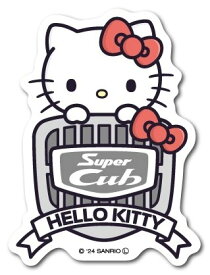 Honda Official Licensed Product ホンダオフィシャルプロダクト Super Cub×サンリオキャラクターズ ステッカーハローキティ02 HONDA ホンダ ステッカー・デカール 外装