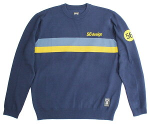 56design 56デザイン RETRO BORDER SWEATER その他カジュアルウェア アパレル