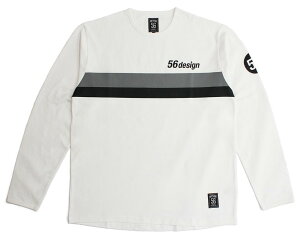 56design 56fUC RETRO BORDER Long Sleeve Tee TVc Ap