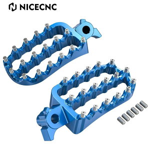 Nicecnc �i�C�X�V�[�G�k�V�[ Lengthened Enlarged Foot Pegs 6061 Aluminum For YAMAHA TENERE 700 XTZ 2019-2024 Tenere700 XTZ700 ���}�n �t�b�g�y�O �X�e�b�v �����