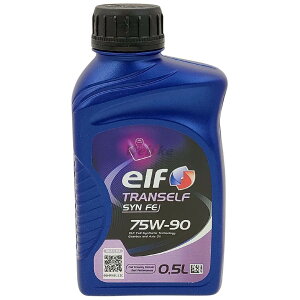 elf エルフオイル TRANSELF SYN FE 75W90 ギアオイル 【0.5L】 ミッションオイル・ギアオイル その他油脂類 オイル