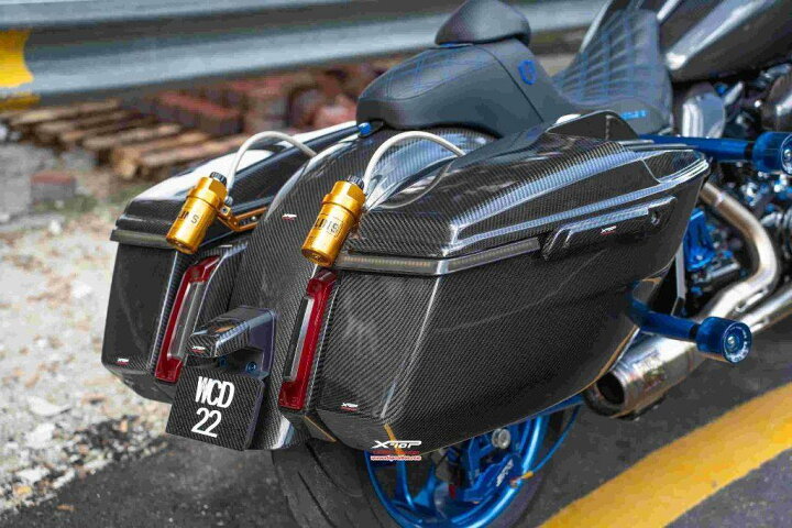楽天市場】X-TOP エックストップ カーボンパニアケース本体 ROAD GLIDE 