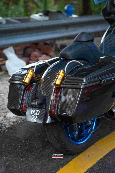楽天市場】X-TOP エックストップ カーボンパニアケース本体 ROAD GLIDE 