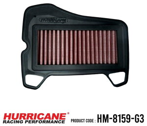 Hurricane Racing nP[[VO HURRICANE Motorcycle Air Filter Red Cotton  Stainless Honda (WAVE 110iC SUPRA 110i) HM-8159 WAVE 110i LED SUPER CUB 125i C125 HONDA z_ GAN[i[EGAN[i[Gg 