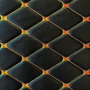 PIGASZO �s�K�b�c�H U-BOX carpet with heat insulation Honda WAVE125i 2022-2025 HONDA �z���_ ���̑��V�[�g�I�v�V�����E��C���i �V�[�g�֘A �O�� �J���[�FBlack gold thread