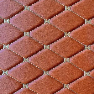 PIGASZO �s�K�b�c�H U-BOX carpet with heat insulation Honda WAVE125i 2022-2025 HONDA �z���_ ���̑��V�[�g�I�v�V�����E��C���i �V�[�g�֘A �O�� �J���[�FBrown cream thread