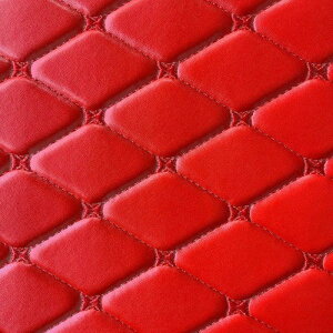 PIGASZO �s�K�b�c�H U-BOX carpet with heat insulation Honda WAVE125i 2022-2025 HONDA �z���_ ���̑��V�[�g�I�v�V�����E��C���i �V�[�g�֘A �O�� �J���[�FRed red thread