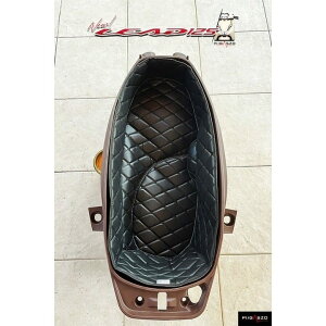 PIGASZO sKbcH Under-seat carpet with heat insulation Honda LEAD125 HONDA z_ ̑V[gIvVECi V[g֘A O J[FBlack black thread
