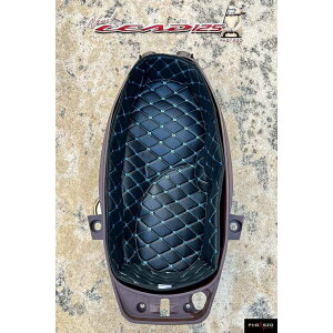 PIGASZO sKbcH Under-seat carpet with heat insulation Honda LEAD125 HONDA z_ ̑V[gIvVECi V[g֘A O J[FBlack blue thread
