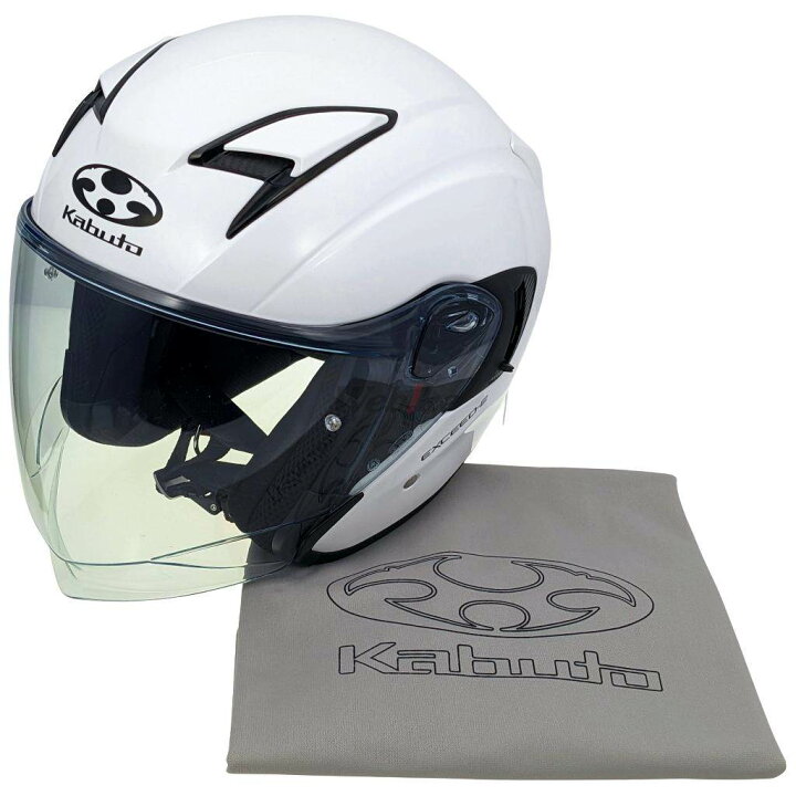 美品 Kabuto EXCEED フルフェイスヘルメット L パールホワイト 楽天 